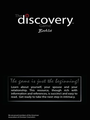 cover image of The Discovery Game Booklet: the Next Step in Intimacy